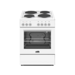 فرن كهربائي 4 شعلات حجر سيمفر أبيض - تركي