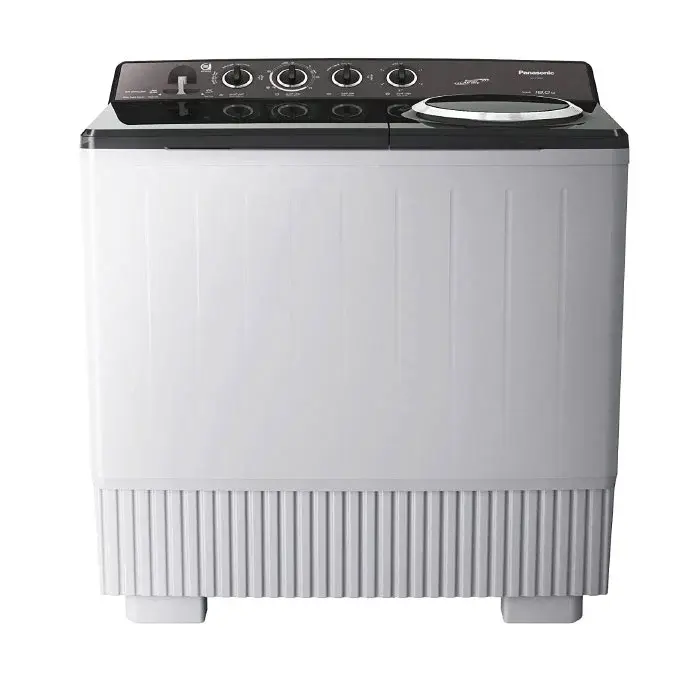 غسالة باناسونيك حوضين 18 كيلو – فضي NA-W18XG1BSA غسالة باناسونيك