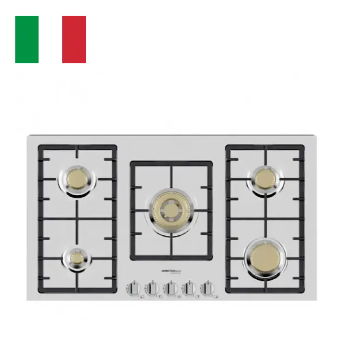 مسطح بلت ان ماستر جاز 90 سم - 5 شعلات غاز - ايطالى H95gbfx مسطح بلت ان ماستر جاز