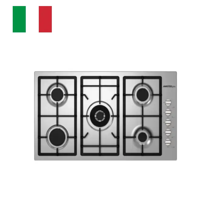 مسطح ماستر جاز بلت ان غاز 90 سم 5 شعلات - ايطالي H95GLCX مسطح ماستر جاز