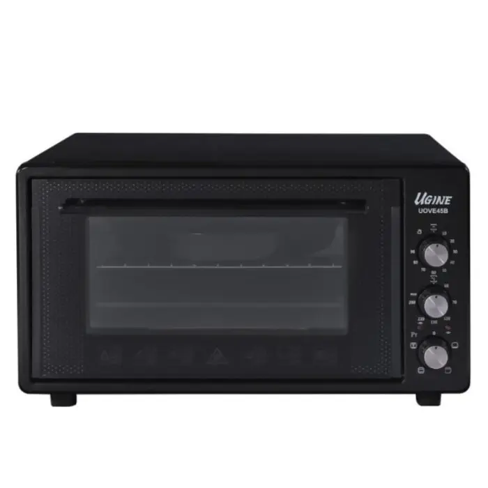 فرن 45 لتر كهربائي يوجين - أسود Uove45B فرن 45 لتر