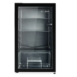 ثلاجة صغيرة باب زجاج