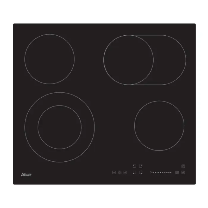 سطح سيراميك كهربائي يوجين 4 عيون - 60*60 سم UBIH60T سطح سيراميك كهربائي