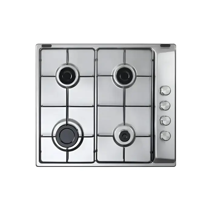 سطح غاز ايطالي البا بلت ان 4 عيون 60 سم - ستيل ASENS60-400XD سطح غاز ايطالي