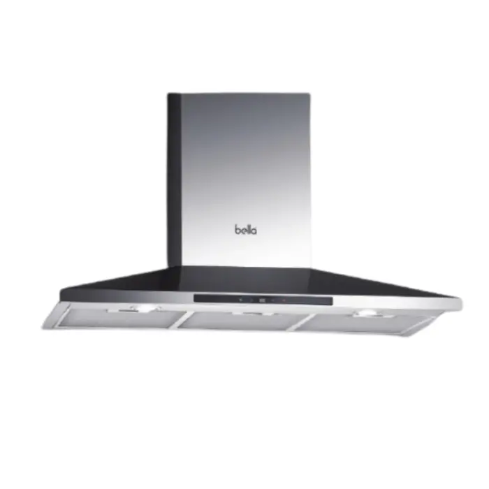 BHT 52 90 شفاط هرمي جداري بيلا 90 سم - 4 سرعات - ستيل شفاط هرمي