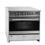 فرن خمس عيون حجر ميرليس - 60*90 سم برتغالي - ستيل ECW 95 SS