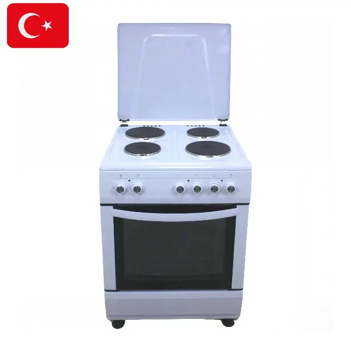 فرن عيون كهربائي فيستا 4 عيون حجر - ابيض FF6043MXZW فرن عيون كهربائي