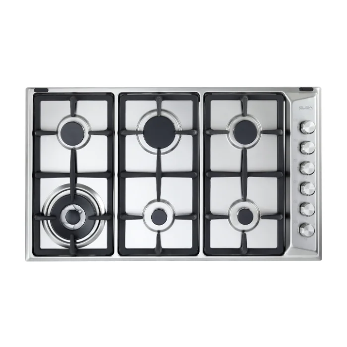 بوتجاز سطحي ايطالي البا بلت ان 6 عيون غاز - 90 سم ASEN95-645XD بوتجاز سطحي ايطالي