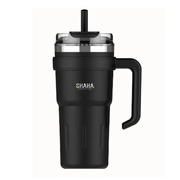 كوب حافظ للحرارة شاها 780 مل مع شفاط - أسود 311115117 كوب حافظ للحرارة