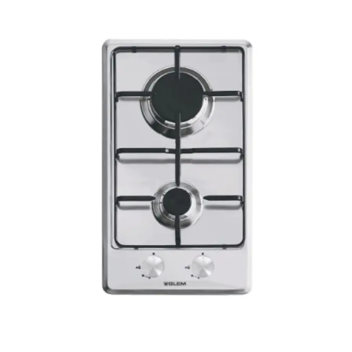 سطح جليم بلت إن 29سم - 2 عين غاز - ستيل P3FVFI سطح جليم