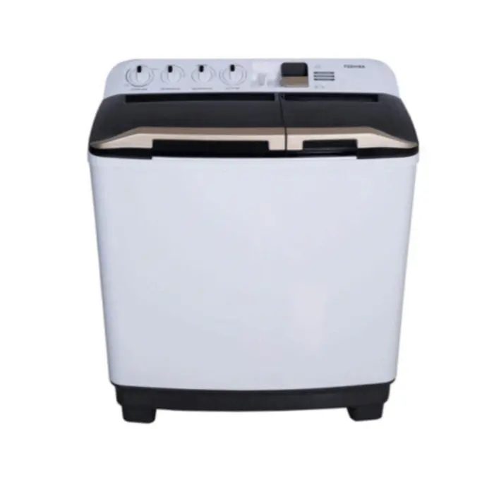 غسالة توشيبا حوضين 12 كيلو - بيضاء VH-K130WBB غسالة توشيبا