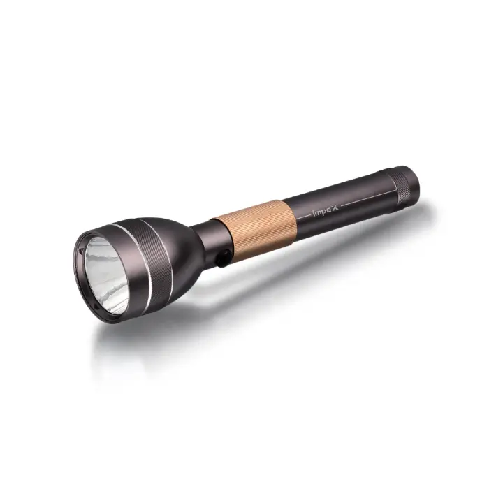 كشاف يدوى امبكس LED قابل للشحن 5 وات – أسود LEADER P2 كشاف يدوى