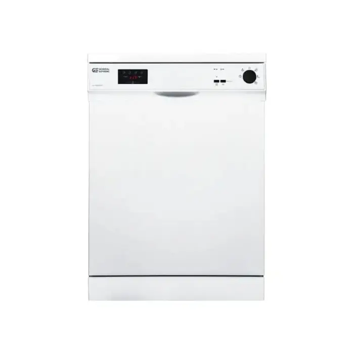 غسالة صحون جنرال سوبريم 6 برامج 13 مكان – أبيض GSDW1326WVT غسالة صحون