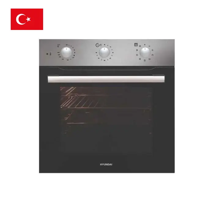 فرن كهربائى هيونداي بلت ان 60 سم – 9 وظائف – سلفر HY-A6SGF3 فرن كهربائى