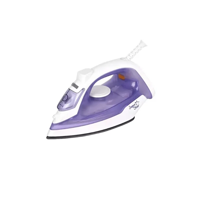 مكواة كهربائية سوبر ستار بخار 1800 وات - متعددة الألوان GSS-SI-1800 مكواة كهربائية