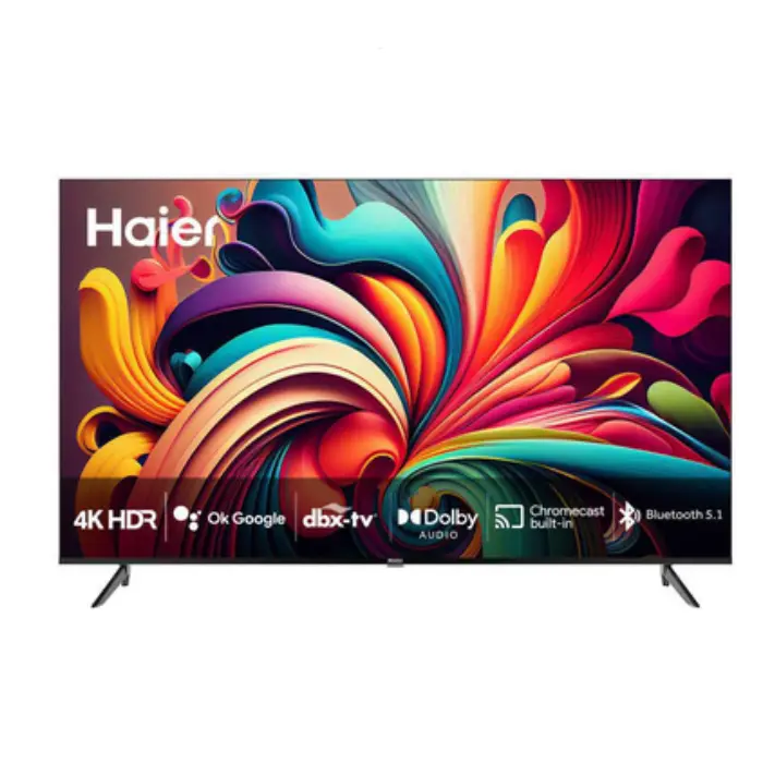 شاشة هاير 55 بوصة سمارت – LED – 4KUHD أندرويد H55K801UG شاشة هاير 55 بوصة