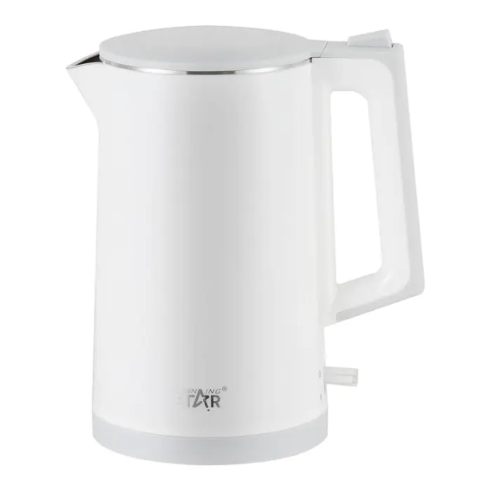 غلاية ماء كهربائية ويننج ستار 1.7 لتر -1500 وات - أبيض ST-6023-w غلاية ماء كهربائية ويننج