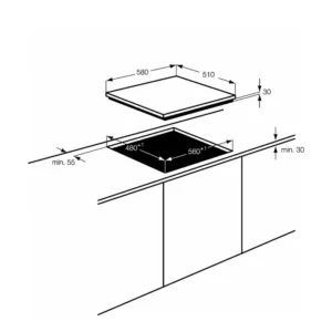 سطح كهرباء AEG بلت ان