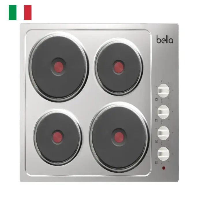 سطح كهرباء بيلا 4 عين حجر – 60سم – إيطالي – B60E4S سطح كهرباء بيلا