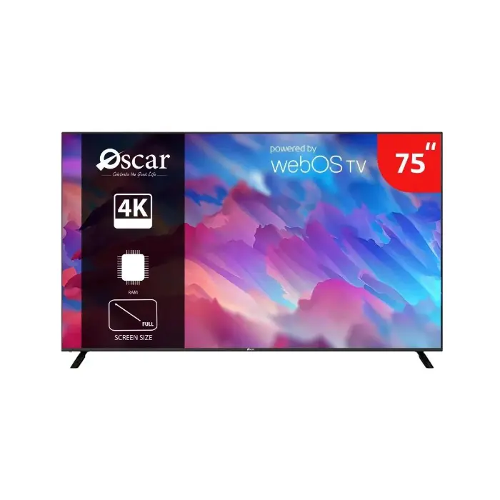 شاشة سمارت أوسكار 75 بوصة ( LED – Web OS – 4K UHD ) OS75HW4KM شاشة سمارت أوسكار