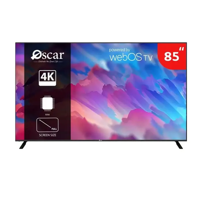 شاشة سمارت أوسكار 85 بوصة (QLED - WebOS - 4K UHD) OS85QLEDW شاشة سمارت أوسكار