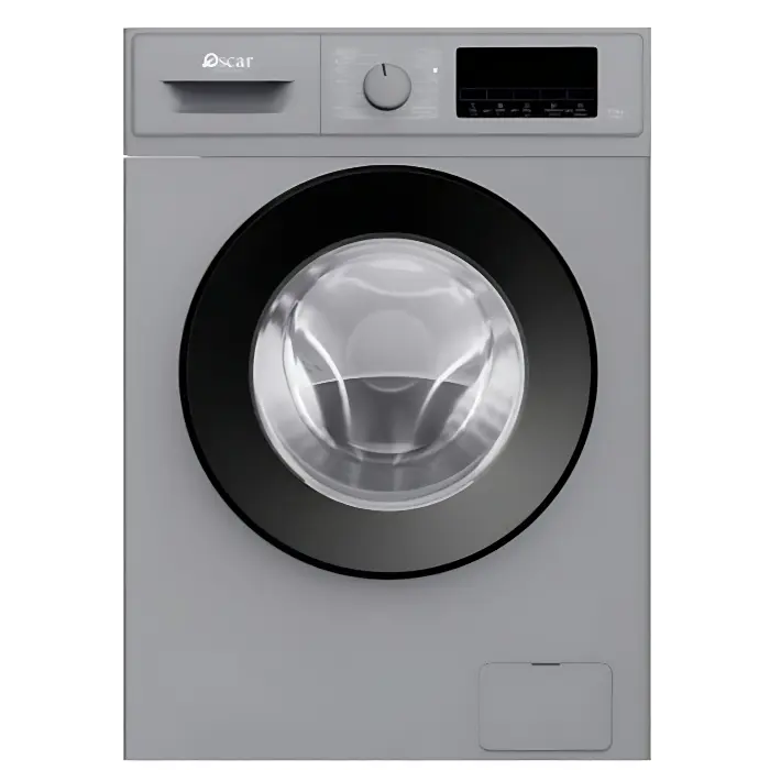 غسالة ملابس أمامية أوسكار أتوماتيك 8 كيلو – فضي OFL8KGS غسالة ملابس أمامية