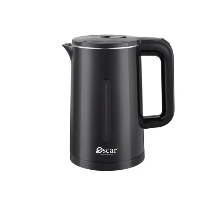 غلاية موية اوسكار 1.8 لتر 1500 وات - أسود OKT 18LS BK غلاية موية اوسكار