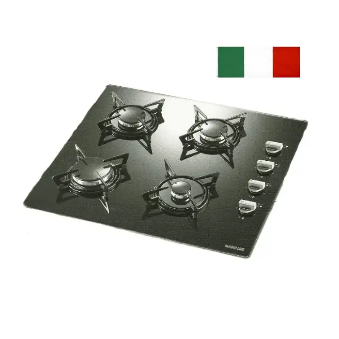 مسطح غاز MAGIC LINE بلت ان 60 سم _اسود MH6CRG4V مسطح غاز MAGIC LINE