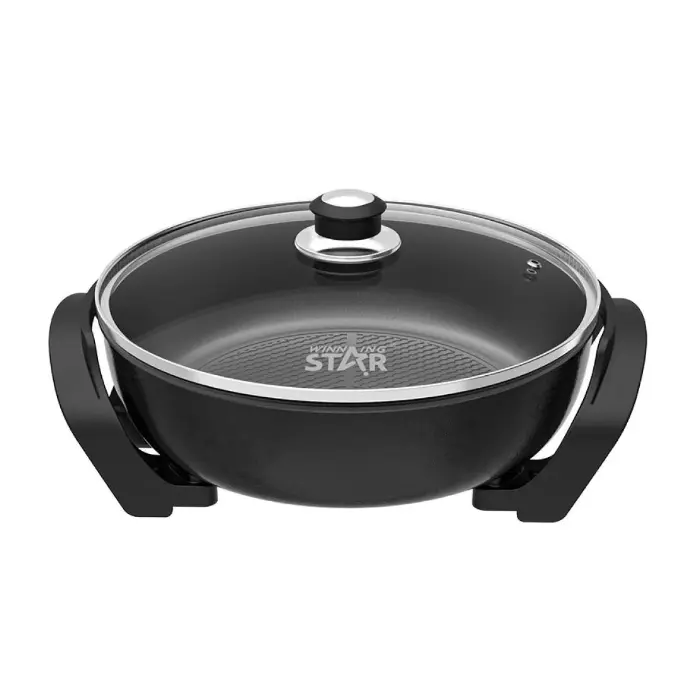 وعاء الطبخ الكهربائى ويننج ستار 1500 وات - 5.2 لتر - اسود ST-9675 وعاء الطبخ الكهربائى