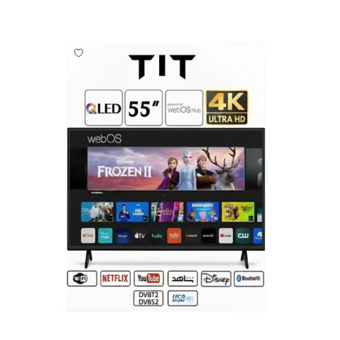 شاشة 55 بوصة تى اى تى (QLED – 4KUHD – WebOS ) T55W525 شاشة 55 بوصة