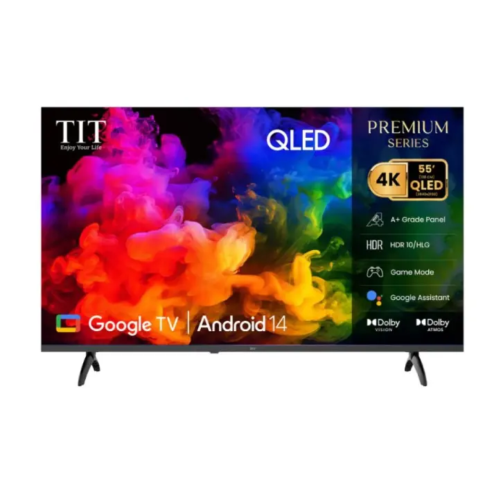 شاشة 55 بوصة تى اى تى (QLED – 4KUHD – أندرويد ) 55QG2025 شاشة 55 بوصة