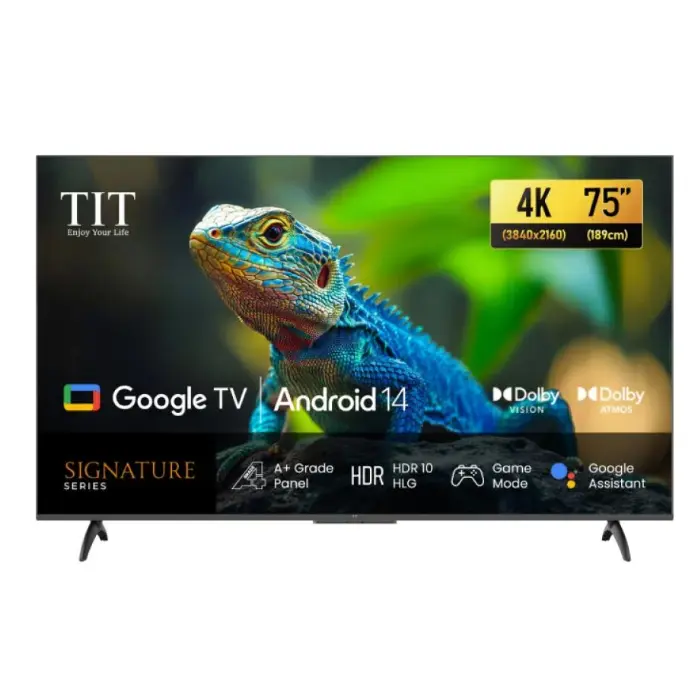 شاشة 75 بوصة تى اى تى (QLED – 4KUHD – أندرويد ) 75QG2025 شاشة 75 بوصة