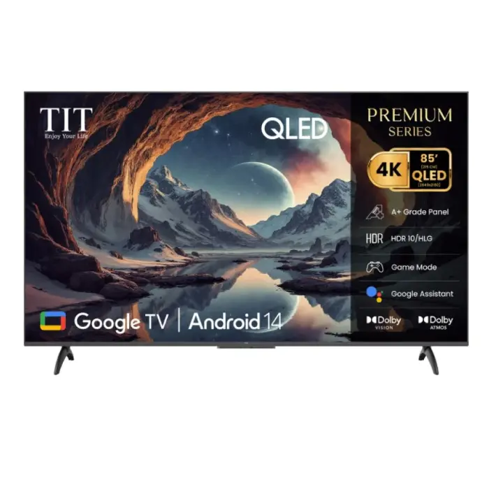 شاشة 85 بوصة تى اى تى (QLED – 4KUHD – أندرويد ) 85QG2025 شاشة 85 بوصة