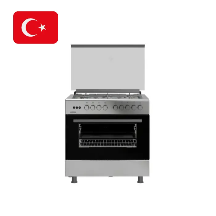 فرن غاز لوكسيل 5 عيون 9060 سم – أمان كامل – ستيل LF699GG-50F(N) فرن غاز لوكسيل