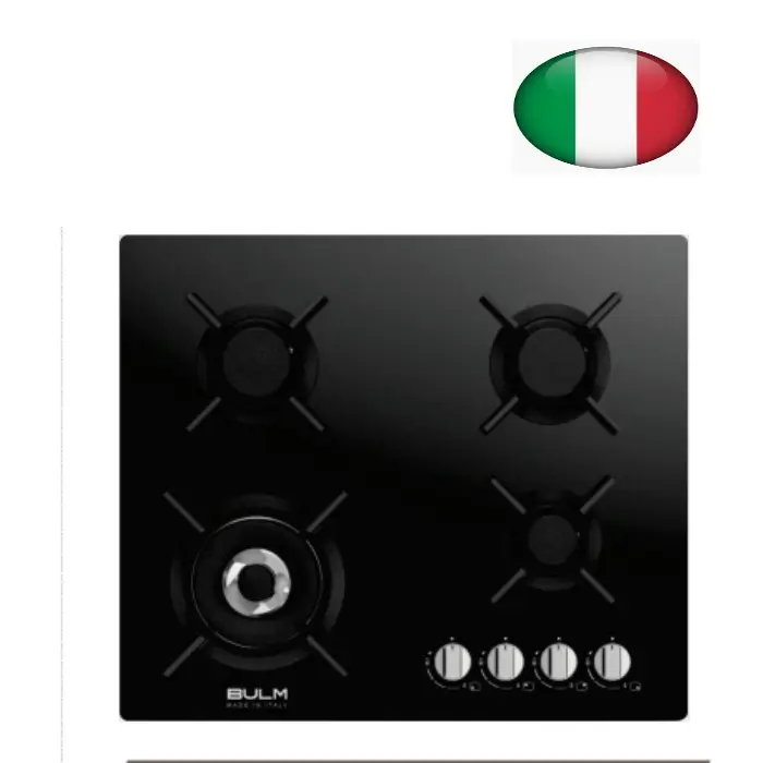 سطح غاز بولم بلت ان 60 سم - 4 عيون - أسود B65G-MATIK سطح غاز بولم