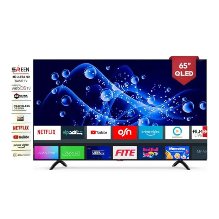 شاشة 65 بوصة سيرين WebOS – ( QLED – 4K UHD ) سمارت SRET-65S4KWQ1 شاشة 65 بوصة سيرين