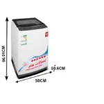 ⁦غسالة تحميل علوى هام - 10 كيلو - أبيض HWM10W-24N⁩ - الصورة ⁦3⁩
