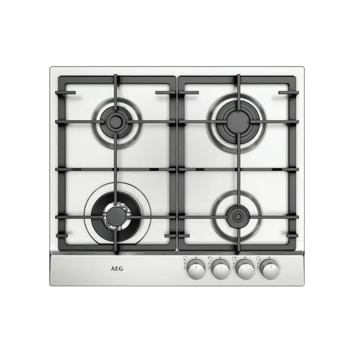 سطح غاز AEG بلت ان 60 سم 4 عيون ستيل HGB65231SM سطح غاز AEG